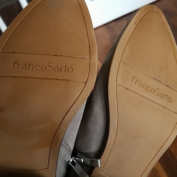 Franco Sarto low gray ankle boots - Picture 2 of 4